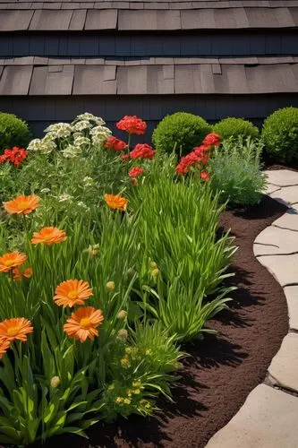 flowerbeds,flower bed,flower borders,xeriscaping,flowerbed,the garden marigold,flower border,daylilies,landscaping,landscaped,plant bed,pot marigold,summer border,garden marigold,landscapist,roof landscape,orange red flowers,red-orange and yellow daylily,perennial plants,orange daylily,Photography,Black and white photography,Black and White Photography 12