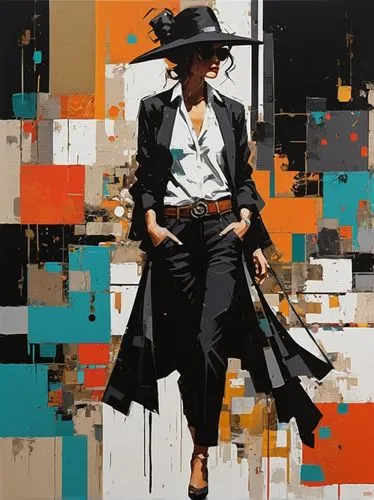 smooth criminal,michael joseph jackson,michael jackson,the king of pop,fashion vector,domergue,Conceptual Art,Oil color,Oil Color 07