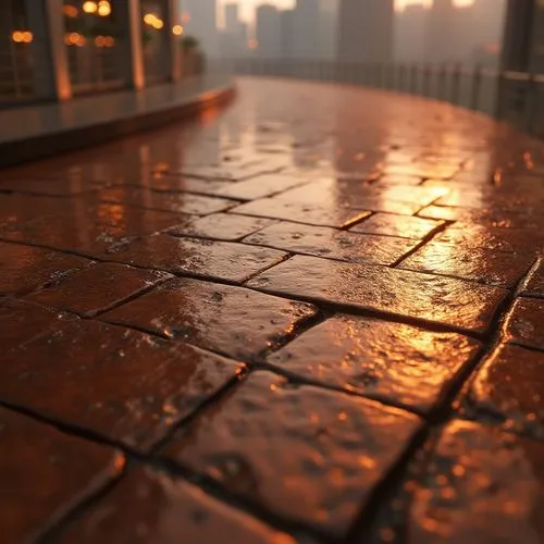 paving stones,paving slabs,paving stone,after rain,after the rain,terracotta tiles,golden rain,rain drops,pavers,paved square,rainwater drops,cobblestone,tiles,cobblestones,rainswept,red bricks,raindrops,rainy,square bokeh,almond tiles,Photography,General,Realistic