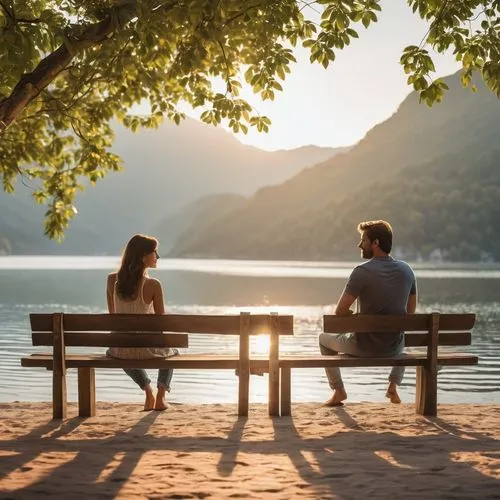 romantic scene,loving couple sunrise,girl and boy outdoor,romantic meeting,salzkammergut,gottman,bohinen,lake annecy,amoenus,bohinj,wooden bench,picnic table,gradac,stehekin,vintage couple silhouette,annecy,two people,bench,honeymoons,idyll,Photography,General,Realistic