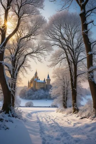 fairytale castle,fairy tale castle,fairytale,winter magic,winter landscape,fairy tale castle sigmaringen,winter house,hohenzollern castle,wintry,fairy tale,christmas landscape,dunrobin castle,snow landscape,winterfell,winterland,snowy landscape,a fairy tale,hoarfrost,winter morning,winter dream,Photography,General,Natural