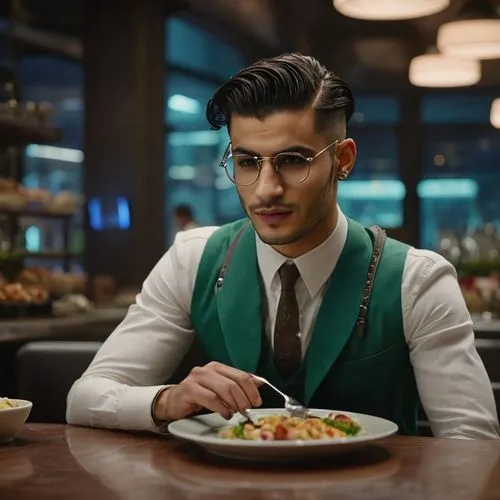 restauranteur,waiter,ranveer,abderahmane,men chef,esfahani,Photography,General,Cinematic