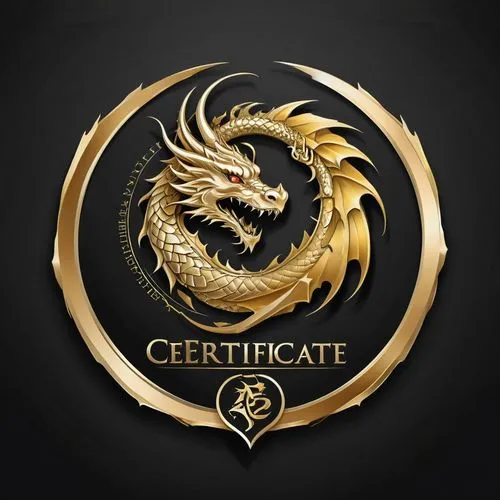 dralion,certifier,xingquan,golden dragon,celebutante,pangu,Unique,Design,Logo Design