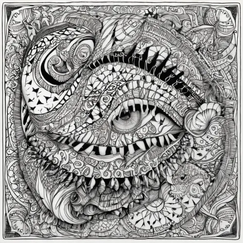 paisley pattern,zentangle,paisley,crocodile eye,escher,paisley digital background,mandala drawing,chondro,coloring page,hippocampus,fractals art,zodiac,cd cover,mandala art,indian paisley pattern,ammonite,psychedelic art,mandalas,mandala illustrations,chameleon abstract,Illustration,Black and White,Black and White 11