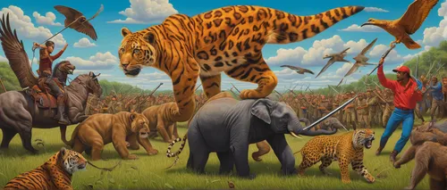 animals hunting,serengeti,hunting scene,animalia,animal migration,safari,giraffidae,animal world,mammals,elephants and mammoths,trophy hunting,forest animals,animal zoo,tropical animals,deep zoo,animals,wild animals,anthropomorphized animals,exotic animals,animal animals,Illustration,Retro,Retro 16