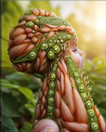 polyp,vascular plant,carnivorous plant,bulbous plant,medical illustration,hypericaceae,fiddlehead fern,plants bulbous,flower bud,cancer illustration,human internal organ,tentacle,gunnera,bulbous flowers,intestines,sugar-apple,non-vascular land plant,mutation,biological,tendril,Realistic,Flower,Balsam