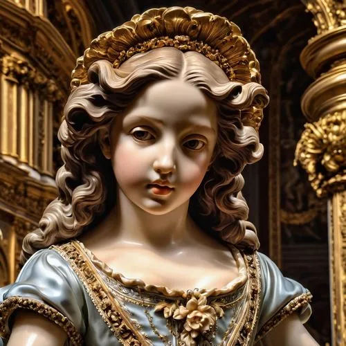 baroque angel,figurehead,caridad,principessa,patroness,cepora judith,versailles,baroque,the angel with the veronica veil,almudena,lucrezia,joan of arc,duchesse,decorative figure,mary 1,immacolata,florencia,the prophet mary,sevillian,castagnetti