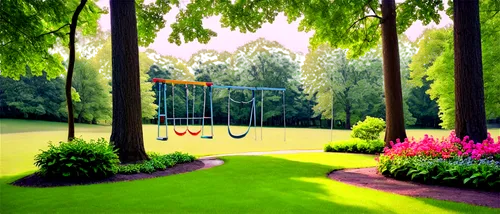 garden swing,swing set,wooden swing,empty swing,golf course background,croquet,hanging swing,golf landscape,golf lawn,outdoor play equipment,golf resort,tree with swing,golden swing,mini-golf,mini golf course,volleyball net,play yard,mini golf clubs,feng shui golf course,golf hole,Art,Classical Oil Painting,Classical Oil Painting 24