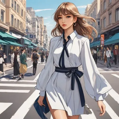 anime japanese clothing,parisienne,fashion street,parisian,fashion vector,shirtdresses,Photography,Fashion Photography,Fashion Photography 12