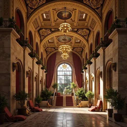 royal interior,entrance hall,foyer,ballroom,lobby,crown palace,hallway,residenz,cochere,europe palace,corridor,hall of nations,wedding hall,ornate room,interior decor,banff springs hotel,venetian hotel,dolmabahce,palazzo,entranceway