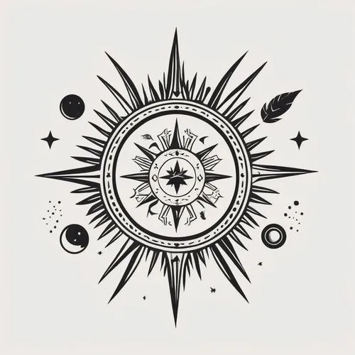 compass rose,metatron,dharma wheel,circular star shield,pentacle,esoteric symbol,mandala background,sigillum,rosicrucian,crown chakra,nakshatras,cabalistic,theosophist,thelemic,silmarils,sigil,christ star,alethiometer,hermeticism,sapientia,Unique,Design,Logo Design