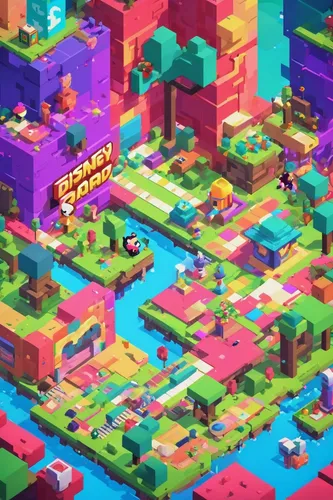 colorful city,rainbow world map,cube background,map world,fantasy city,factories,city blocks,villages,resort town,blocks,birthday banner background,pixels,tileable,map icon,game illustration,crash-land,zoom background,mobile video game vector background,aurora village,development concept,Conceptual Art,Oil color,Oil Color 23