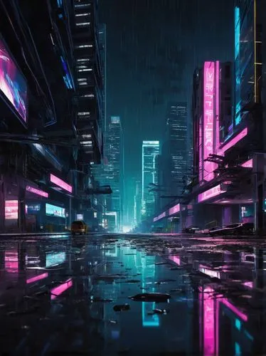 cyberpunk,cybercity,cityscape,futuristic landscape,bladerunner,neon arrows,cyberscene,polara,shinjuku,urban,metropolis,tokyo city,city at night,cybertown,city highway,futuristic,synth,colorful city,guangzhou,vapor,Conceptual Art,Sci-Fi,Sci-Fi 04