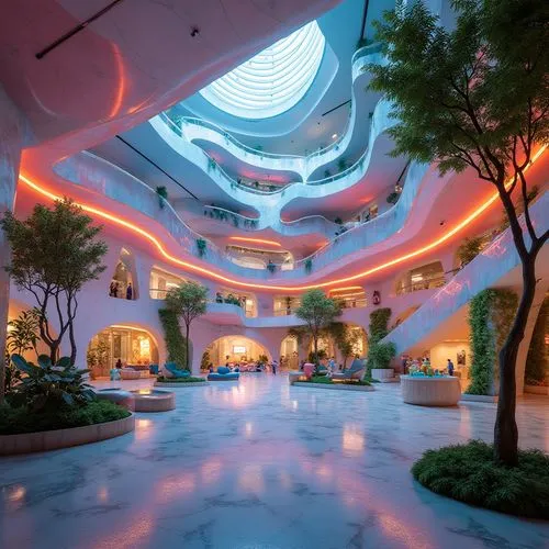 intercontinental,spaceship interior,lobby,futuristic architecture,atriums,hotel lobby,futuristic landscape,futuristic art museum,pan pacific hotel,wynn,atrium,galleria,ufo interior,millenia,luxehills,mgm,largest hotel in dubai,rotana,malls,mco,Photography,General,Realistic