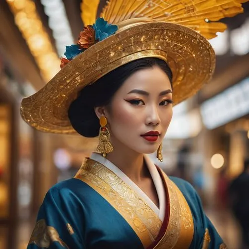 geiko,geisha,geisha girl,japanese woman,maiko,asian conical hat,Photography,General,Cinematic