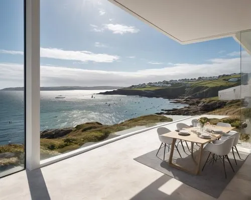 dunes house,perranporth,ballymaloe,window with sea view,clifftops,trevose,seaside view,oceanfront,langland,ocean view,clifftop,landscape design sydney,penthouses,house by the water,newquay,oceanview,3d rendering,cornwall,pentire,renderings,Conceptual Art,Oil color,Oil Color 01