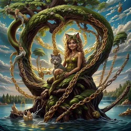 sirena,dryad,fantasy picture,the enchantress,kupala,enchantress