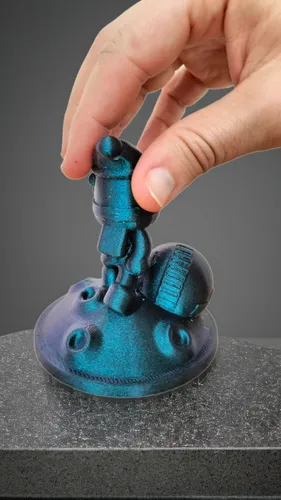 tablet computer stand,synthetic rubber,3d figure,game joystick,3d object,spinning top,random orbital sander,suction nozzles,fidget toy,tape dispenser,3d model,gnome ice skating,clay animation,curling,