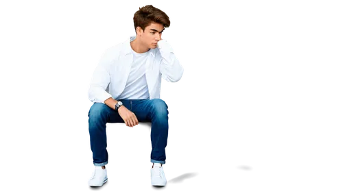 male poses for drawing,justin bieber,portrait background,png transparent,shoes icon,thinker,white background,animated cartoon,sitting,transparent background,thinking man,squat position,jeans background,3d model,sit,child is sitting,edit icon,boy praying,blur office background,girl sitting,Conceptual Art,Oil color,Oil Color 04