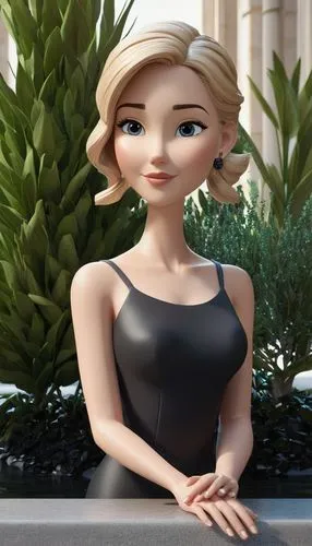 3d model,bjd,elsa,3d figure,cynthia,pixie,Unique,3D,3D Character