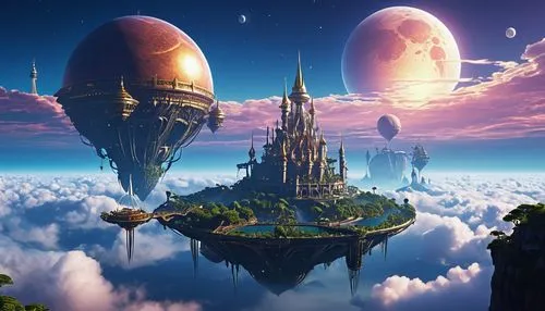 fantasy city,fantasy world,futuristic landscape,3d fantasy,fantasy landscape,fantasy picture,utopian,alien world,sky space concept,metropolis,dream world,fairy world,airships,fantasia,skycraper,sky city,panoramical,valerian,citadel,alien planet