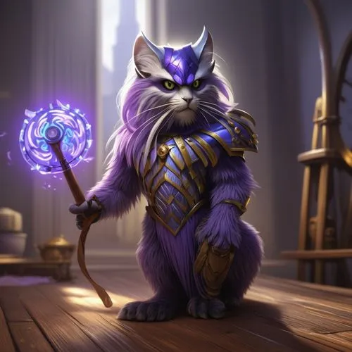 lavendar,scandia gnome,merlin,art bard,cat warrior,rataplan,mage,magus,galiot,magistrate,bard,druid,summoner,abra,twitch icon,polecat,rat na,dodge warlock,ferret,color rat,Photography,General,Realistic