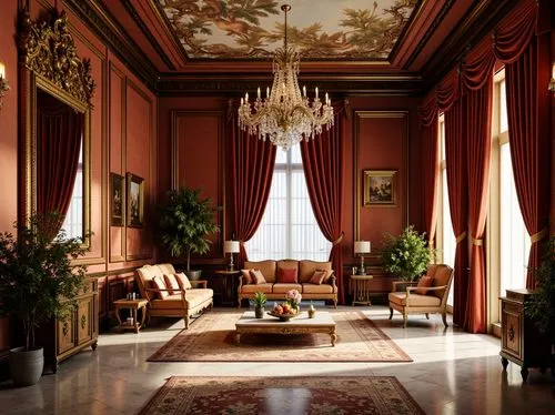 ornate room,royal interior,victorian room,cochere,sitting room,ritzau,danish room,rosecliff,anteroom,neoclassical,parlor,interior decor,entrance hall,breakfast room,great room,dining room,enfilade,villa cortine palace,opulently,furnishings