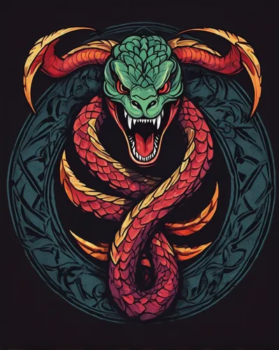 serpent,komodo,basilisk,venomous snake,wyrm,emperor snake,boa constrictor,constrictor,thunder snake,medusa gorgon,corn snake,gorgon,snake's head,dragon of earth,snakebite,draconic,king cobra,garter snake,green snake,rattlesnake,Conceptual Art,Fantasy,Fantasy 31