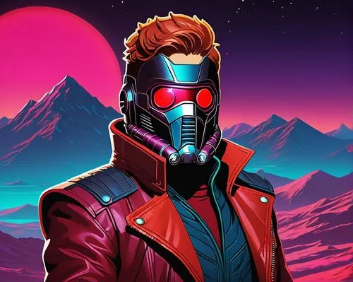 star-lord peter jason quill,nanites,terminator,nuka,mindvox,pyro,Conceptual Art,Sci-Fi,Sci-Fi 12