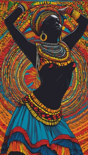 african art,african culture,african woman,indigenous painting,khokhloma painting,ethnic dancer,tassili n'ajjer,warrior woman,anmatjere women,indian art,voodoo woman,aboriginal painting,benin,maracatu,kandyan dance,african drums,cameroon,dancer,pachamama,aborigine,Illustration,Black and White,Black and White 16