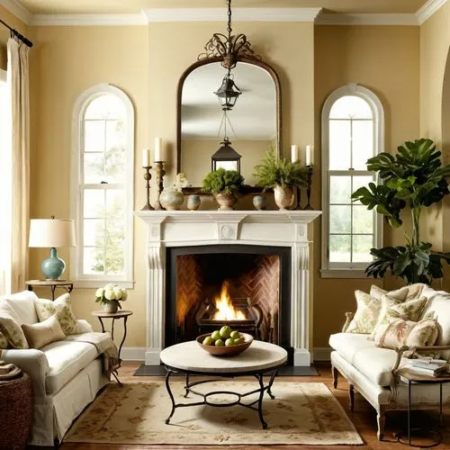 fireplaces,fireplace,chimneypiece,fire place,sitting room,mantels,interior decor,family room,fire in fireplace,hovnanian,stucco frame,luxury home interior,berkus,gold stucco frame,interior decoration,contemporary decor,christmas fireplace,autumn decor,decoratifs,mantelpieces