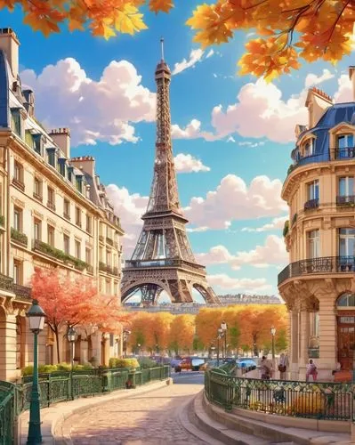 french digital background,paris clip art,paris,parigi,paris cafe,france,pariz,parisian,autumn background,watercolor paris,parisii,bonjour,parisian coffee,francia,autumn scenery,parisien,paree,eifel,french culture,nodame,Illustration,Japanese style,Japanese Style 02