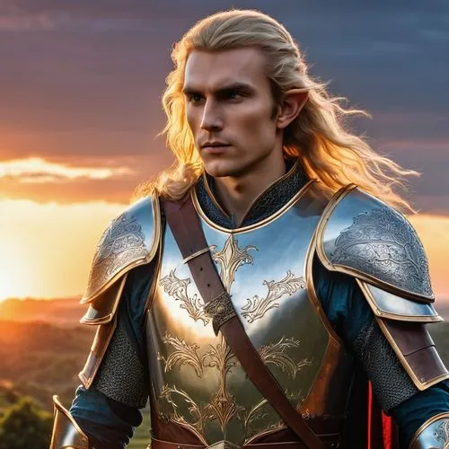 Male elf,Medieval elf,Elf,Elf king,Elf warrior ,Photography,General,Realistic