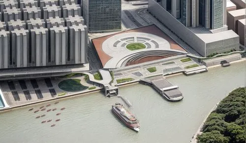 Harbourfront Design in To Kwa Wan, Hong Kong,heart of love river in kaohsiung,santiago calatrava,calatrava,marina bay sands,marina bay,huangpu river,singapore,futuristic architecture,floating on the r