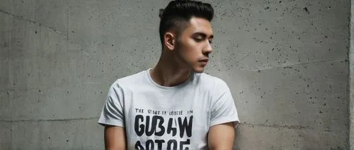 isolated t-shirt,mohawk hairstyle,print on t-shirt,t-shirt,premium shirt,t-shirt printing,t shirt,tees,yun niang fresh in mind,long-sleeved t-shirt,young model istanbul,stylograph,grey background,edit icon,albam,online store,soundcloud icon,shirt,electronic music,concrete background,Photography,Artistic Photography,Artistic Photography 13