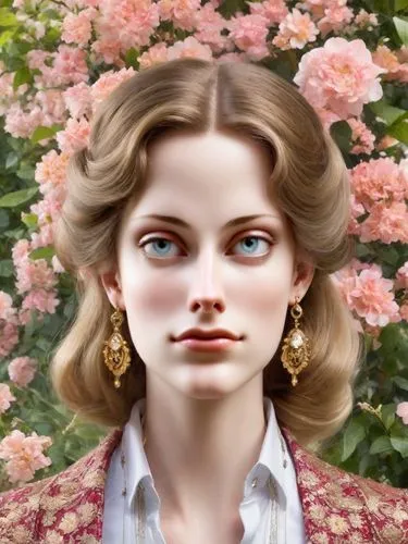 khnopff,margairaz,margaery,girl in flowers,liesel,aslaug,Photography,Realistic