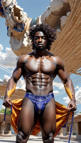 greek god,statue of hercules,hercules,african american male,african man,goku,son goku,cent,poseidon,hercules winner,aborigine,zeus,vitruvian man,male character,aquaman,greek gods figures,barbarian,sparta,sea god,muscle man