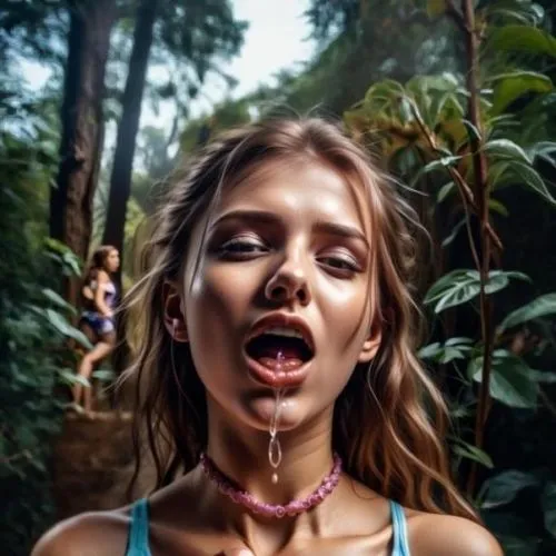 rexona,the girl's face,water nymph,teen,prinsloo,zella,wet,fergie,biophilia,minogue,topanga,saliva,to taste,lachapelle,mtv,matangi,kerrang,bite,exotica,belorusskaya