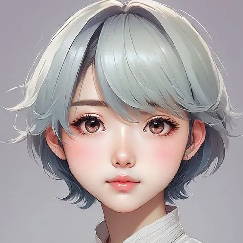 rei ayanami,ayanami,haru,girl portrait,nanami,kommuna,artist color,digital painting,krita,minmei,painter doll,xiaolu,overpainting,piko,soejima,jiarui,portrait background,emiri,kashima,vector girl,Conceptual Art,Daily,Daily 10