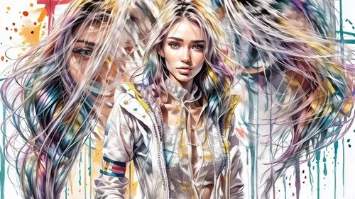 boho art style,boho art,digiart,paint splatter,bohemian art,swirlgirls,overlaid,fashion vector,digital art,splatters,dussel,digital artwork,pacitti,coloristic,prismatic,chevrier,painted lady,digital creation,pop art style,abstract cartoon art