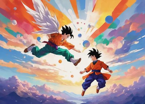 dragonball,dragon ball,goku,dragon ball z,son goku,takikomi gohan,colorful balloons,believe can fly,jump,nimbus,trunks,would a background,kites,zero gravity,my hero academia,balloons flying,kite,flying seed,game illustration,happy birthday balloons,Illustration,Vector,Vector 07