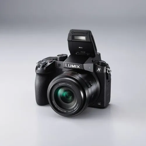 a lumix camera,the panasonic camera, with flash and lens,lumix,lenzing,canon 5d mark ii,lubitel 2,full frame camera,lensing,Photography,General,Realistic