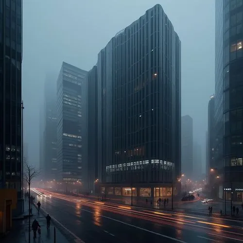 chongqing,bishopsgate,north american fog,shenzen,dense fog,chipperfield,financial district,yonge,foggy day,shanghai,early fog,paulista,undershaft,urban landscape,business district,guangzhou,office buildings,gotham,difc,city scape,Photography,General,Realistic