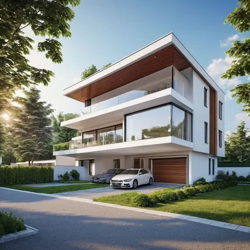 3d rendering,residential house,Photography,General,Realistic