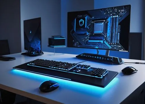 fractal design,blue light,computer workstation,pc,cyanamid,bluelight,electric blue,blu,garrison,prebuilt,3d render,xfx,electroluminescent,pc tower,computer graphic,rgb,tron,cyan,computable,vega,Photography,Black and white photography,Black and White Photography 10