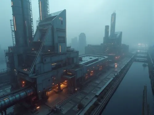 industrial landscape,refinery,industrial ruin,industrial area,docks,shipyards,industrial,refineries,industries,cyberport,ship yard,dockage,cosmodrome,dockyards,harbor,industrial plant,dishonored,arcology,oil refinery,metropolis,Photography,General,Realistic