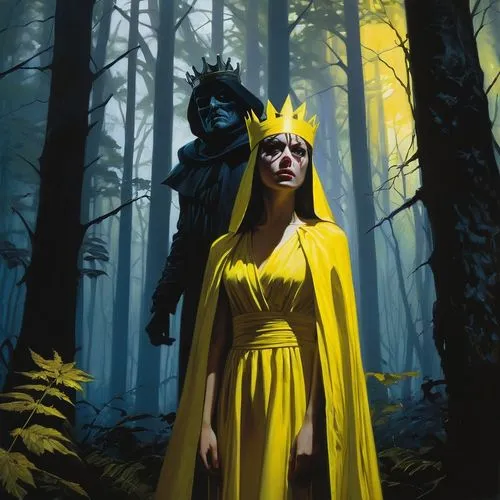 fantasy picture,wights,austra,hastula,hastur,yellow and black,Conceptual Art,Fantasy,Fantasy 20