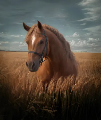 equine,quarterhorse,hay horse,belgian horse,portrait animal horse,painted horse,a horse,przewalski's horse,warm-blooded mare,horse,steppe,brown horse,haflinger,palomino,digital painting,dream horse,wi