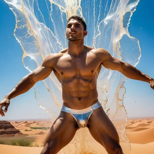 loincloths,water hose,burning man,goncharov,golden shower,topher,Photography,General,Realistic