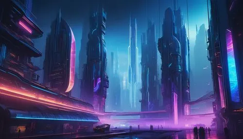 futuristic landscape,cybercity,coruscant,metropolis,cyberia,fantasy city,cybertown,cyberport,cityscape,futuristic,areopolis,cyberpunk,coruscating,vanu,barrayaran,polara,cyberworld,scifi,cyberscene,sci - fi,Art,Classical Oil Painting,Classical Oil Painting 12